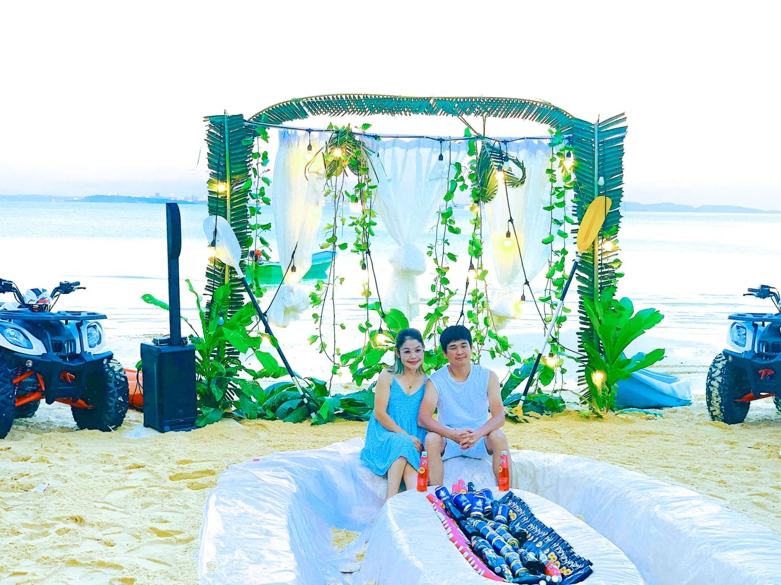 one beach wedding